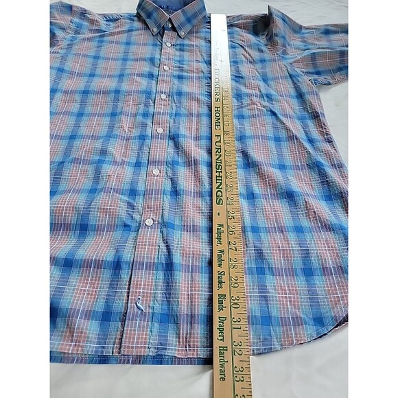 TAILORBRYD 1930 Collection Plaid Cotton Short Sleeve Shirt | XXL - Picture 12 of 13